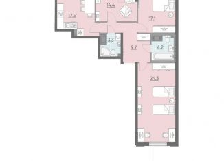 Продаю трехкомнатную квартиру, 90.5 м2, Санкт-Петербург, ЖК Цивилизация на Неве