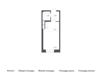 Продаю квартиру студию, 21.7 м2, Колпино, жилой комплекс Новое Колпино, к32