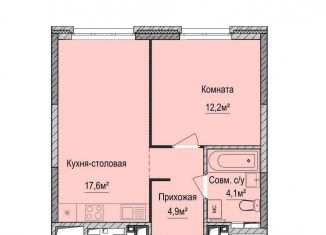 Продам 1-комнатную квартиру, 38.8 м2, Ижевск, Устиновский район