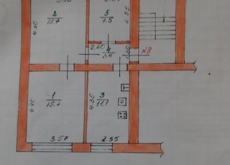 Продается 3-ком. квартира, 52 м2, поселок городского типа Нарышкино, улица Ленина, 178