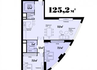 Продается трехкомнатная квартира, 128 м2, Москва, проспект Мира, 188Бк1, ЖК Триколор