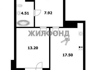 Продам двухкомнатную квартиру, 43 м2, Новосибирск, улица Дмитрия Донского, 25/1, ЖК Классик Хаус