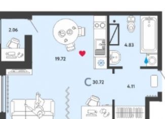 Продам квартиру студию, 31 м2, Санкт-Петербург, площадь Стачек, 2, муниципальный округ Нарвский