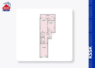 Продается 2-ком. квартира, 70.4 м2, Киров, улица Потребкооперации, 44, Ленинский район