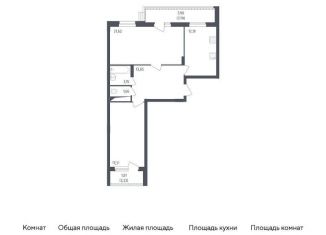 2-ком. квартира на продажу, 75 м2, посёлок Жилино-1, жилой комплекс Егорово Парк, к4