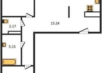 Продаю 3-комнатную квартиру, 87.3 м2, Новосибирск, улица Забалуева, 3/1, ЖК 1-ый на Киевской