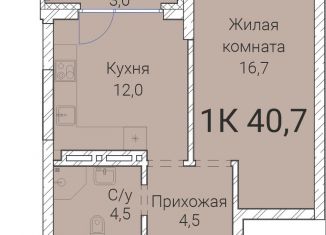 Продажа 1-ком. квартиры, 40.7 м2, Новосибирская область, Овражная улица, 2А