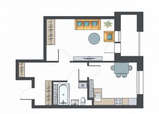 Продажа 1-комнатной квартиры, 39.8 м2, Кировская область, улица Анжелия Михеева, 17