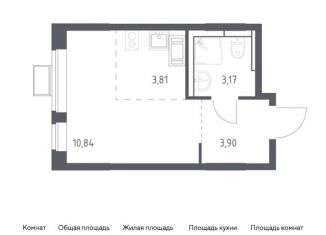 Продается квартира студия, 21.7 м2, село Ям, ЖК Прибрежный Парк, жилой комплекс Прибрежный Парк, 9.2