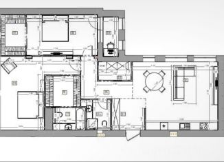 Продается 3-ком. квартира, 120.2 м2, Москва, улица Усачёва, 15кВ, метро Спортивная