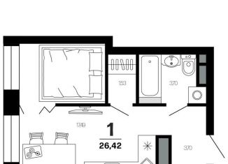 Продается 1-комнатная квартира, 26.4 м2, Рязанская область