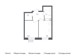 Продам однокомнатную квартиру, 31.2 м2, Москва, проспект Куприна, 36к1