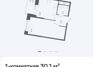 Продается 1-комнатная квартира, 30.1 м2, Санкт-Петербург, Гудиловская улица, 6к1, Невский район