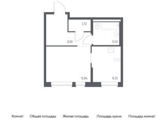 Однокомнатная квартира на продажу, 36.2 м2, поселение Рязановское