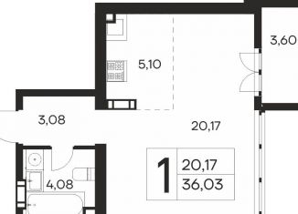 Продам 1-комнатную квартиру, 36 м2, Ялта