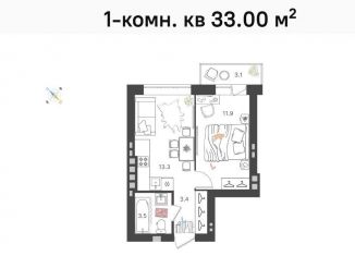 Продается однокомнатная квартира, 33 м2, Нижегородская область