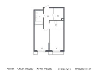 Продам однокомнатную квартиру, 54.7 м2, Красногорск, жилой комплекс Спутник, 23