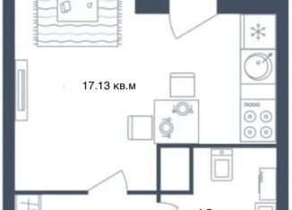 Квартира на продажу студия, 28.3 м2, Москва, жилой комплекс Светлый Мир Станция Л, к3, метро Братиславская