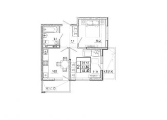 Продам двухкомнатную квартиру, 44.4 м2, Сочи