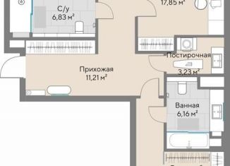 Продам 2-комнатную квартиру, 98.6 м2, Екатеринбург, ЖК Нагорный