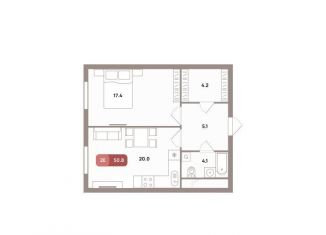 Продается двухкомнатная квартира, 50.8 м2, Москва, Рязанский район, Рязанский проспект, вл39