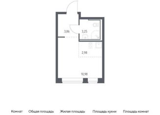 Квартира на продажу студия, 21.1 м2, Санкт-Петербург, Советский проспект, 10, ЖК Живи в Рыбацком