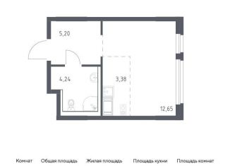 Продажа квартиры студии, 25.5 м2, Колпино