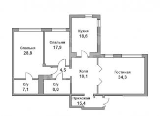 Продается 3-комнатная квартира, 153.7 м2, Москва, улица Архитектора Власова, 6, метро Профсоюзная