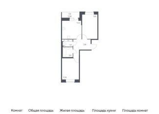 Продаю двухкомнатную квартиру, 47.7 м2, Колпино, жилой комплекс Новое Колпино, к39