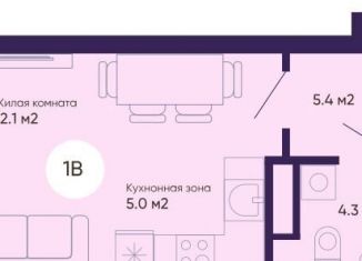 Квартира на продажу студия, 28.9 м2, Екатеринбург, Железнодорожный район
