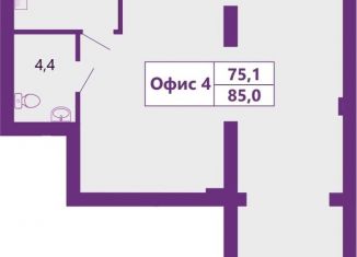 Продам помещение свободного назначения, 85 м2, Калининград, Таганрогская улица, 14