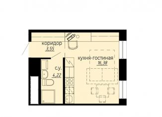 Продажа квартиры студии, 24.2 м2, Санкт-Петербург, муниципальный округ Светлановское