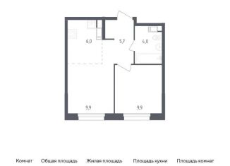 Продается однокомнатная квартира, 35.5 м2, Москва, 5-я улица Лесные Поляны
