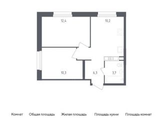 Продается двухкомнатная квартира, 42.9 м2, Москва, 5-я улица Лесные Поляны