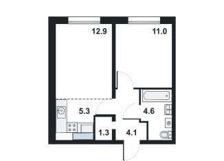 Продажа двухкомнатной квартиры, 39.2 м2, Кировская область, Прибрежный бульвар, 6
