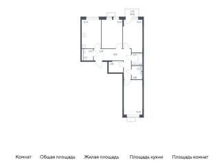 3-ком. квартира на продажу, 79.1 м2, Москва, жилой комплекс Молжаниново, к5