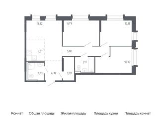 Продажа 3-комнатной квартиры, 71 м2, Приморский край
