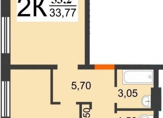 Продажа двухкомнатной квартиры, 53.2 м2, Нижегородская область, проспект Ленина, 40