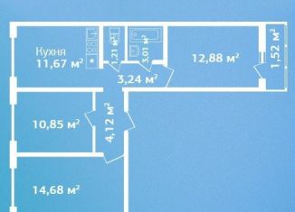 3-ком. квартира на продажу, 63.2 м2, Ленинградская область