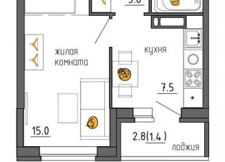 Продается 1-комнатная квартира, 31.1 м2, Пермский край, Ижевская улица, 38