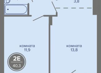 Продам двухкомнатную квартиру, 40.3 м2, Пермь, шоссе Космонавтов, 309А