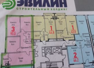 3-ком. квартира на продажу, 92 м2, Ставрополь, микрорайон № 14