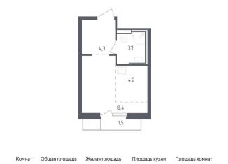 Продажа квартиры студии, 21.5 м2, Красногорск, жилой комплекс Спутник, 23