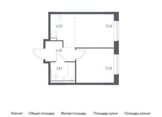 Продам 1-комнатную квартиру, 37.2 м2, поселение Филимонковское, жилой комплекс Квартал Марьино, к4
