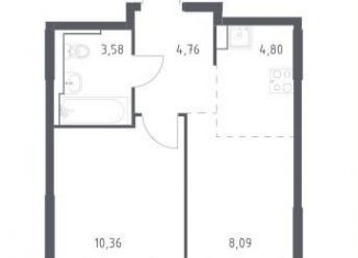 Продам 1-комнатную квартиру, 31.7 м2, Красногорск, территория ЖК Резиденция Рублёво, 40