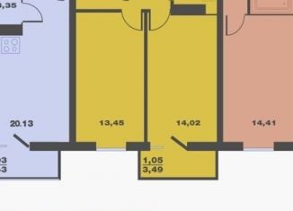 Продажа 1-комнатной квартиры, 39.7 м2, Ростовская область, проспект Маршала Жукова, 18