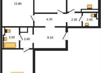 3-комнатная квартира на продажу, 88 м2, Воронеж, улица Загоровского, 5/2