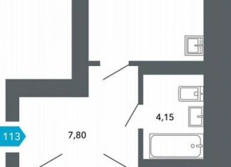 Однокомнатная квартира на продажу, 50.5 м2, Чита, Нерчинско-Заводская улица, 6/8