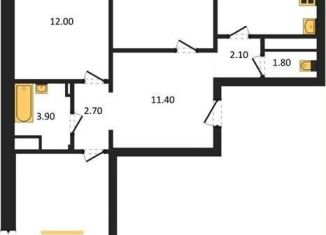 Продается 3-ком. квартира, 80.3 м2, Воронеж, улица Загоровского, 9/3