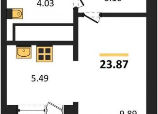 Квартира на продажу студия, 23.9 м2, Светлогорск, Майский проезд, 11
